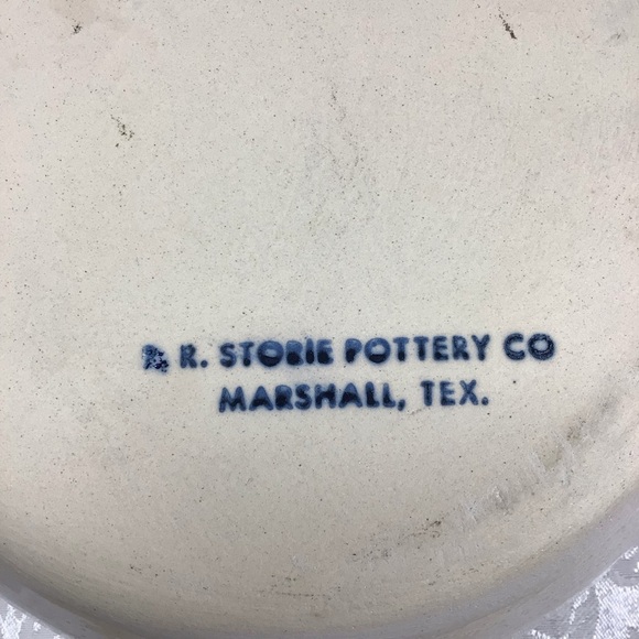 Vintage P. R. Storie Pottery Co. Hand Painted Heart Shaped Bowl - Signed - Picture 11 of 12